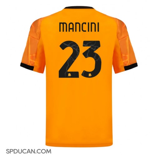 Muški Nogometni Dres AS Roma Gianluca Mancini #23 Gostujuci 2025-26 Kratak Rukav